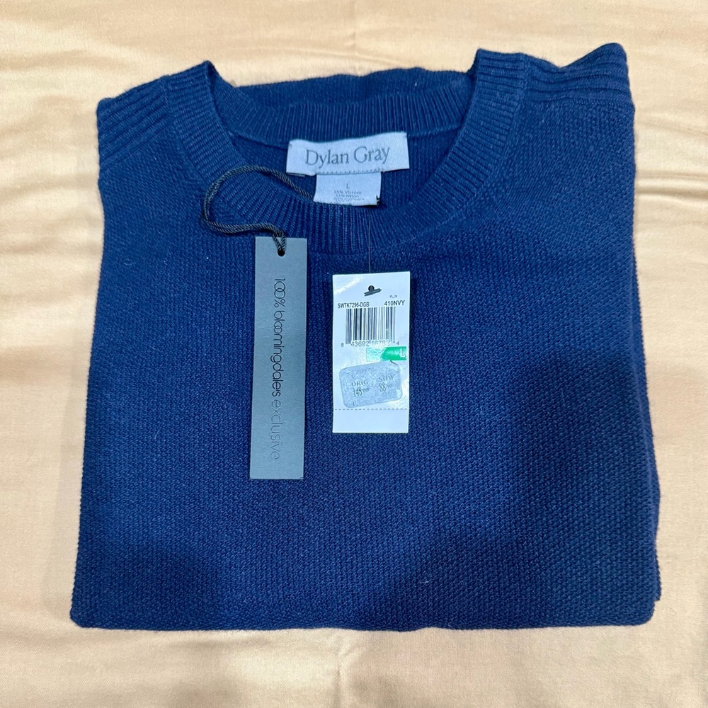 Men's Blue Sweater Dylan Gray